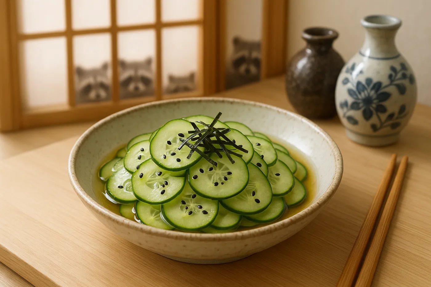Japanese Cucumber Sunomono
