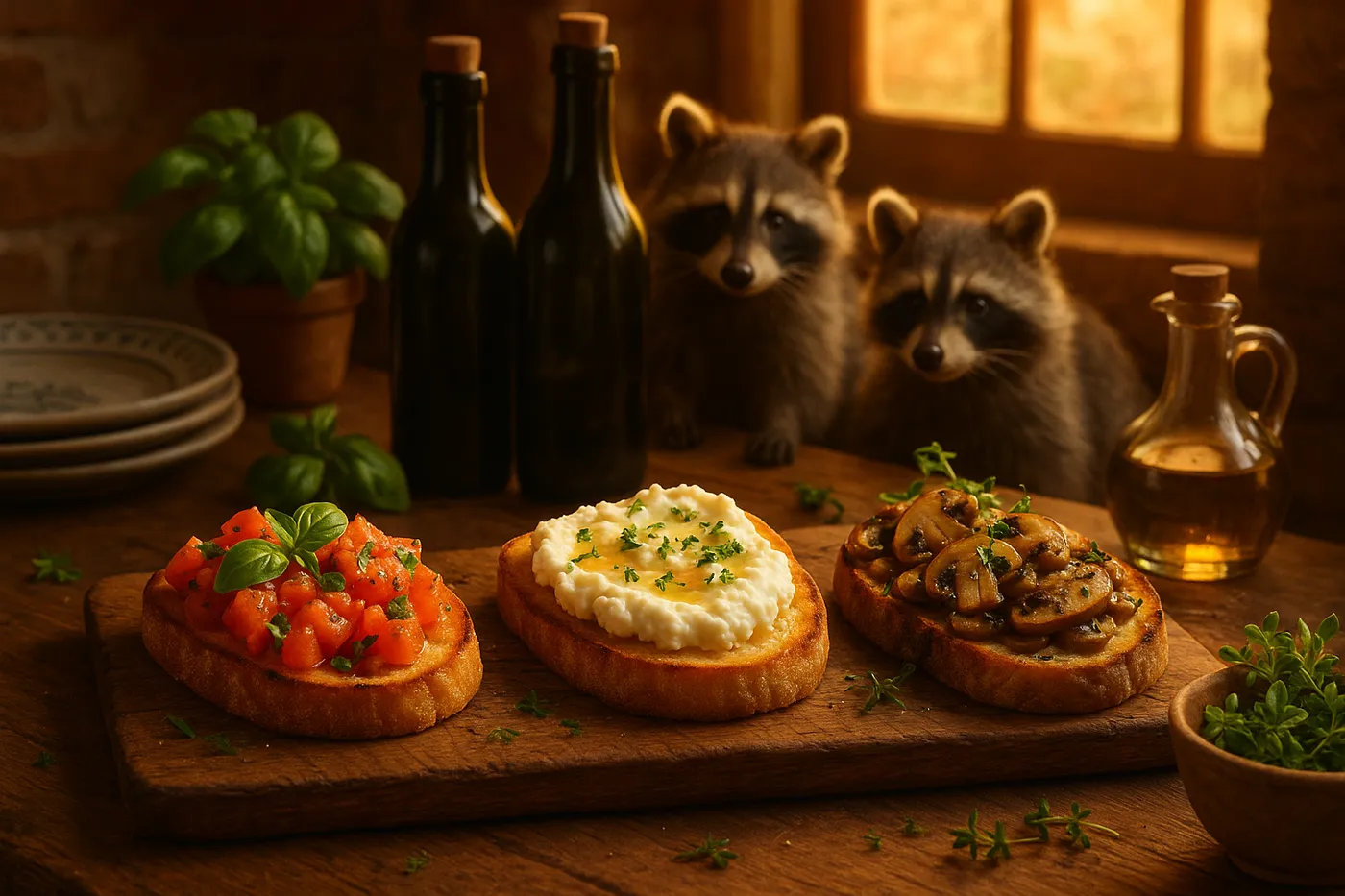 Italian Bruschetta Trio